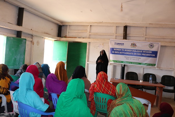 Women to Women Dialogue Session in Garowe IDPs settlements on GBV prevention and Response